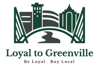 Loyal To Greenville main logo in green and grey