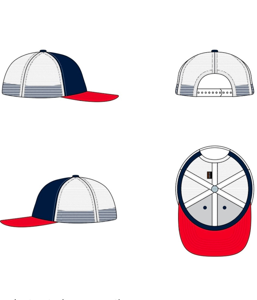 New Drink Local Trucker Cap - Red White & Blue