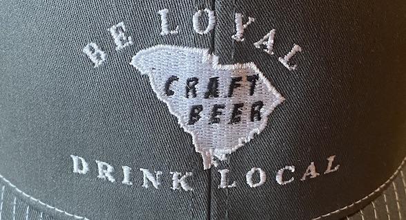 Be Loyal, Drink Local Craft Beer Trucker Hat Grey/White