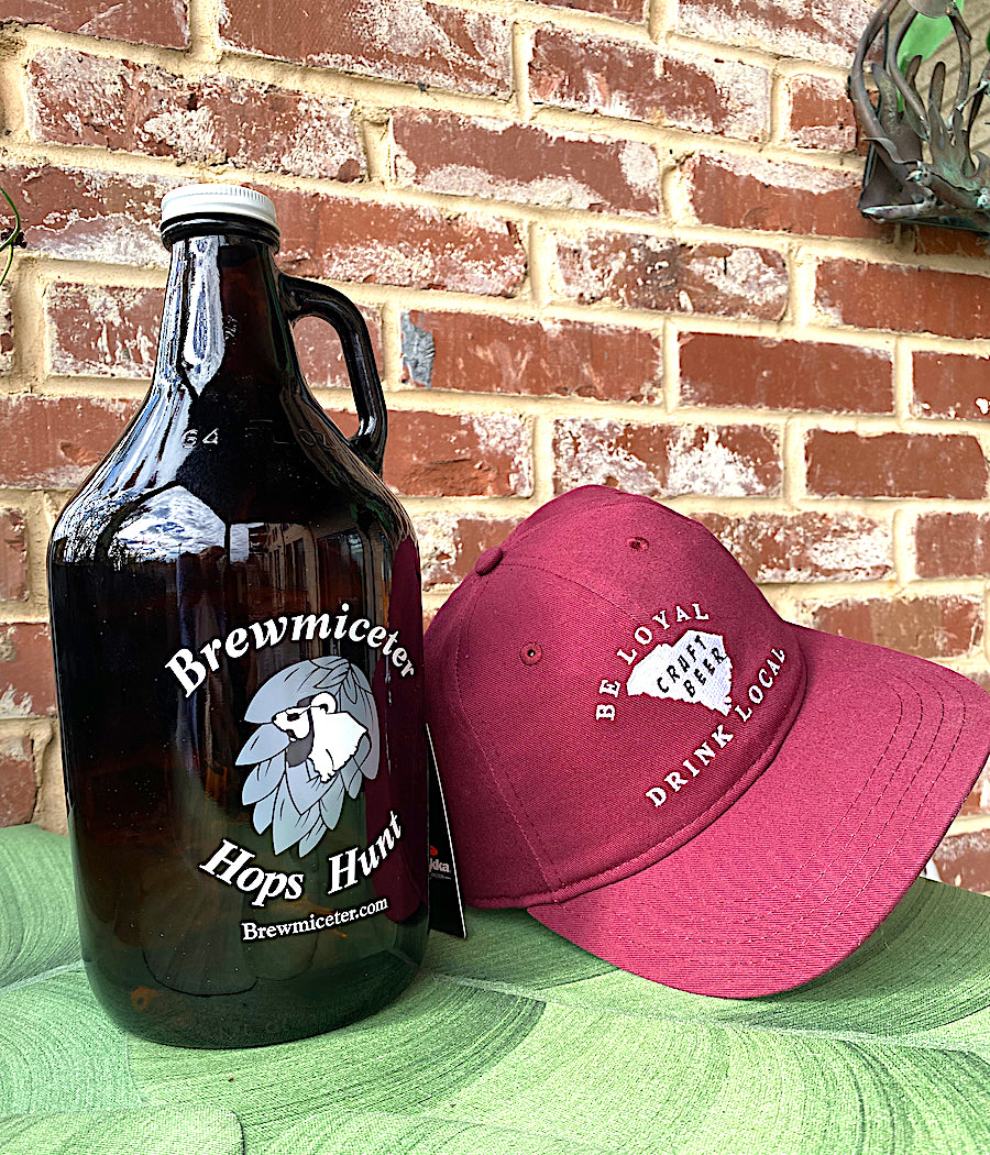 Be Loyal, Drink Local Craft Beer Relax Fit Maroon Baseball Cap