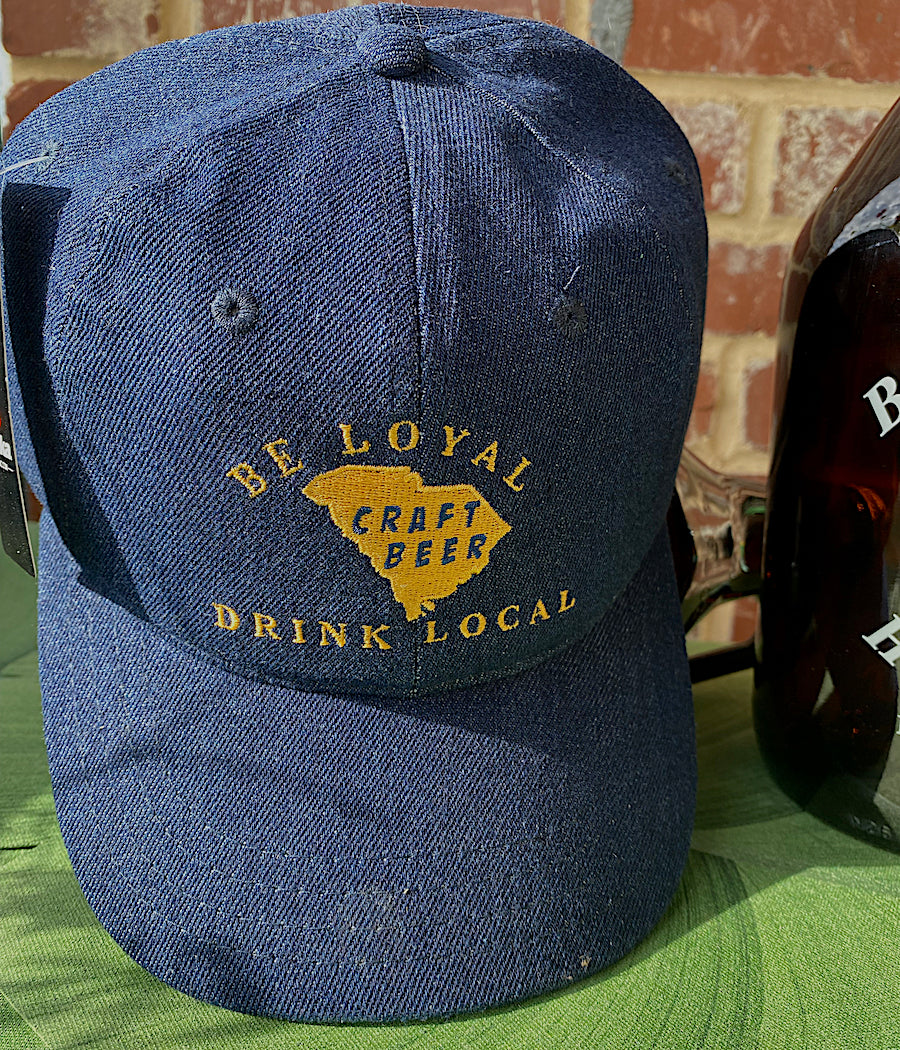 Be Loyal, Drink Local Craft Beer Relax Fit Denim Baseball Cap