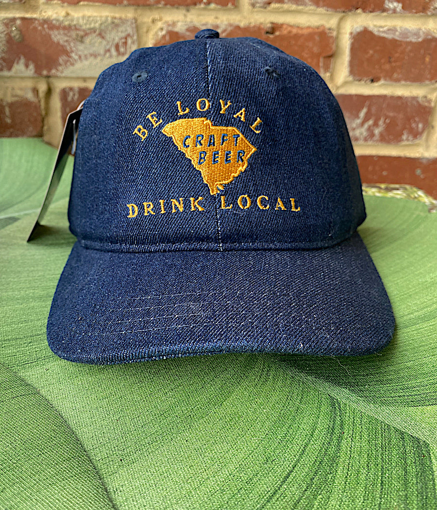 Be Loyal, Drink Local Craft Beer Relax Fit Denim Baseball Cap