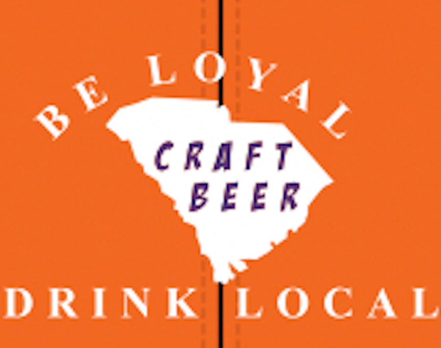 Be Loyal, Drink Local Craft Beer Trucker Hat Orange/Purple/White