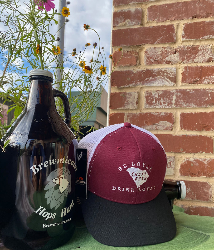 Be Loyal, Drink Local Craft Beer Trucker Hat Maroon/White/Black